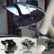Bicycle Retro LED Headlight Metal Bracket Bicycle Cycling Headlamp Night Light