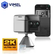 Mini Hidden Camera Security Dual 2K ULTRA HD Home Monitoring 6X Zoom 128GB