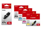 5 Pack Canon PGI-680XL, CLI-681XL High Yield Ink Combo [1BK,1PBK,1C,1M,1Y]