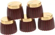 COMPUKAS 5Pcs Volume Control Knob Replacement for Electric Guitar Durable Potentiometer Caps Simple Installation Knob Accessories for Instrument Sound