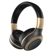 Bluetooth Headset with HD Sound Bass Stereo Over Ear Wireless Headphone with Mic for Smartphones
