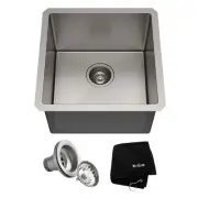 Kraus KHU101-17 Standart PRO 17" Undermount Single Basin - Stainless Steel