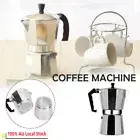 12cups 600ml Coffee Maker Moka Percolator Stove Top Espresso Latte Aluminium Pot