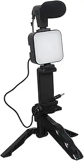 OTBEHUWJ Fill Light LED Panel Light Dimmable Portable Fill Light with Microphone Rotatable Design Photo Fill Light for Photoshoot Photography