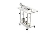 Foret Mobile Laptop Bedside Study Desk Storage Stand Adjustable Table 2 Colors