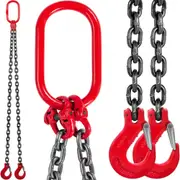 Chain Sling - 8 mm x 1.8 m Double Leg with Steel Hook - Grade 80