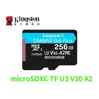 在飛比找蝦皮購物優惠-Kingston 金士頓 256G microSDXC TF