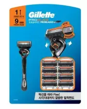 Gillette ProGlide Trimmer ProBlades 1 Razor Handle + 9 Refill Cartridges