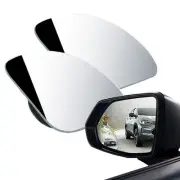 360° Stick On Rear View Auxiliary Blind Spot Mirror Sector, Wide Angle Car Truck