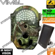 Trail Camera Solar Powered Wireless Farm Security Night Vision Motion Detection