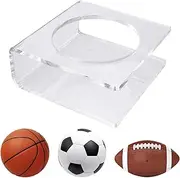 Ball Display Stand | Acrylic Football Soccer Ball Display Stand Rack - Soccer Ball Holder for Volleyball Softball Baseball Trophy Display Lina-au