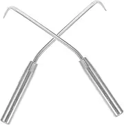 BESPORTBLE Shrub Tie Garden Ties Trellis Ties Plant Net Garden Trellis Plants Gardening Ties 2 Pack Fence Tie Tools Steel Tying Hooks for Plant Climbing and Garden Fencing