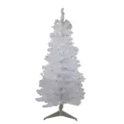 Northlight 4' White Iridescent Pine Artificial Christmas Tree Pink/Purple Lights