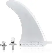 Surf SUP Fin - Free No Tool Fin Screw 9 inch Center Fin,for Surfboard Longboard and Paddleboard,with Free No Tool Screws