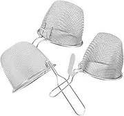 Stainless Steel Colander Combination Set 3pcs Kitchen Strainer for Hot Pot Mesh Noodle Colander Home Pasta Strainer