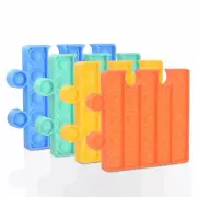4 Pop Push Fidget Toy Bubble Sensory Stress Relief Kids Family Games Square Game
