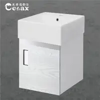 在飛比找ETMall東森購物網優惠-【CERAX 洗樂適衛浴】 47CM方型瓷盆+不鏽鋼浴櫃(不
