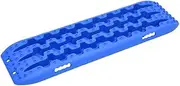 vidaXL Traction Boards Set of 2 - Durable Nylon Track Recovery with Optimised Teeth Design, Load Capacity 10 Tons - Blue.