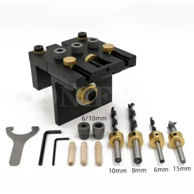 Woodworking Three-in-one Hole Punch Locator Two-in-one Tool Plate Furniture