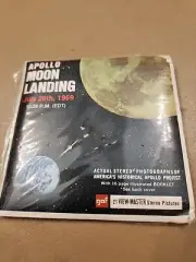 View-Master Apollo Moon Landing NASA Space Buzz Aldrin 3 Reels Packet 1969