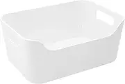 [IKEA] Variera IKE-103.351.06 Storage Box Stackable 24 x 17 x 10.5 cm (W x D x H) with Handles High-Gloss White