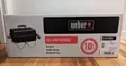 Weber 1141001 Go-Anywhere Portable Gas - Stainless Steel Grill, Black BBQ