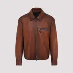 [Berluti] Berluti-Brown Leather Jacket-Uomo 52 IT