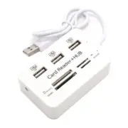 7 in 1 USB 2.0 HUB Card Reader Combo High Speed External Memory Card Reader1161