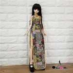 DOLLREMI◆1/3 綠色露背長旗袍 DD SMART DOLL娃用◇MONJOUJOU代理