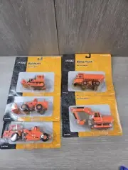 Vintage ERTL Mighty Diecast 1:64 International Construction Vehicles Set of 5