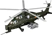 1:48 Scale Chinese Z10 Attack Helicopter Model Alloy Airplane Aviation Craft Collection Souvenir for Desktop Ornament