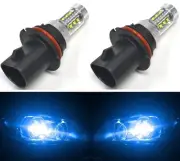 LED 80W 9007 HB5 10000K Blue Two Bulbs Headlight Dual Beam Upgrade Lamp Off Road