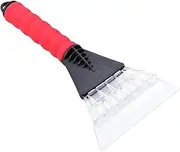CAXUSD Car Windshield Ice Scraper Snow Removal Tool with Rubber Sleeve Snow Scraper Brush