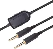 A10 Replacement Cable Inline Mute Volume Control with Microphone for Astro A10/A40/A30/A50 Headsets Cord Lead Compatible with Xbox One Play Station 4 PS4 Headphone Audio Extension Cable