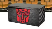Wrap Skin Decal For XBOX SERIES X CONSOLE Transformers Autobot Prime Distressed