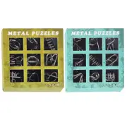 2 Sets 9 Wire Puzzle Puzzle Games Adults Brain Teaser Toy Brain Teasers Adults