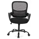 Home Office Computer Desk Chair, Ergonomic Mid-Back Mesh Rolling Black Classic