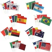 FOYTOKI Pcs England Flags Handheld Soccer Game Flags for Sports Clubs Lightweight