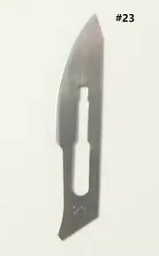 Sterile Surgical Scalpel Blades #23 Disposable Carbon Steel Dental Medical