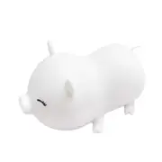 Silicone Unique Pig Night Light USB Charging Bedside Patting Light LED Light