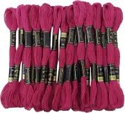 Anchor Stranded Cotton Thread for Cross Stitch/ Embroidery Color -Magenta 78