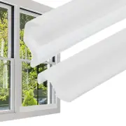 3' Kerf Weather Stripping Door Seal Self Adhesive PU Foam Weather Strip White