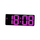 LED Desktop Alarm Clock Modern Digital Wall Clock for Bedroom Home Festive Rose