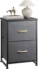 Nicehill Nightstand for Bedroom with Drawers, Small Dresser, Bedside Furniture,