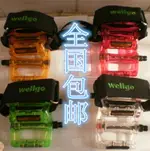 死飛FIXED GEAR自行車 WELLGO腳套+彩色果凍腳踏板 織帶狗嘴束帶