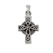Sterling Silver Celtic Cross Charm Pendant