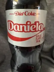 Share a Coke with Daniela 2025 Personalized Gift Coca~Cola Bottle 20oz Diet