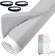 Portable Air Conditioner Hose Cover,Portable Air Conditioner Accessories - Insulated Flexible Replacement Screen Protector Insulated Fit 5.9 Inch 5 Inch Diameter Pipe