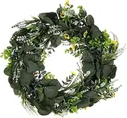 GOOHOCHY Decorative Wreath Willow Balloon Peonies Artificial Garland Wreaths Doormat Bouquet Spring Eucalyptus Wreath Filler Hue Greenery Garland Eucalyptus Garland for Front Door Plastic