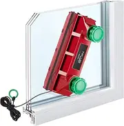 Tyroler Bright Tools The Glider D4 Magnetic Window Cleaner, Universal Fits Any Windows thickness In The World 0.1"-1.6" Due to Adjustable Force Control. 3M Long Anti-Falling Rope, Double-Sided